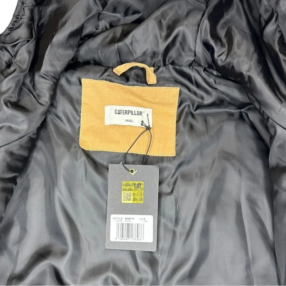 Caterpillar CAT Men’s WWR Ripstop Smock Camel Jacket Small - Picture 5 of 11